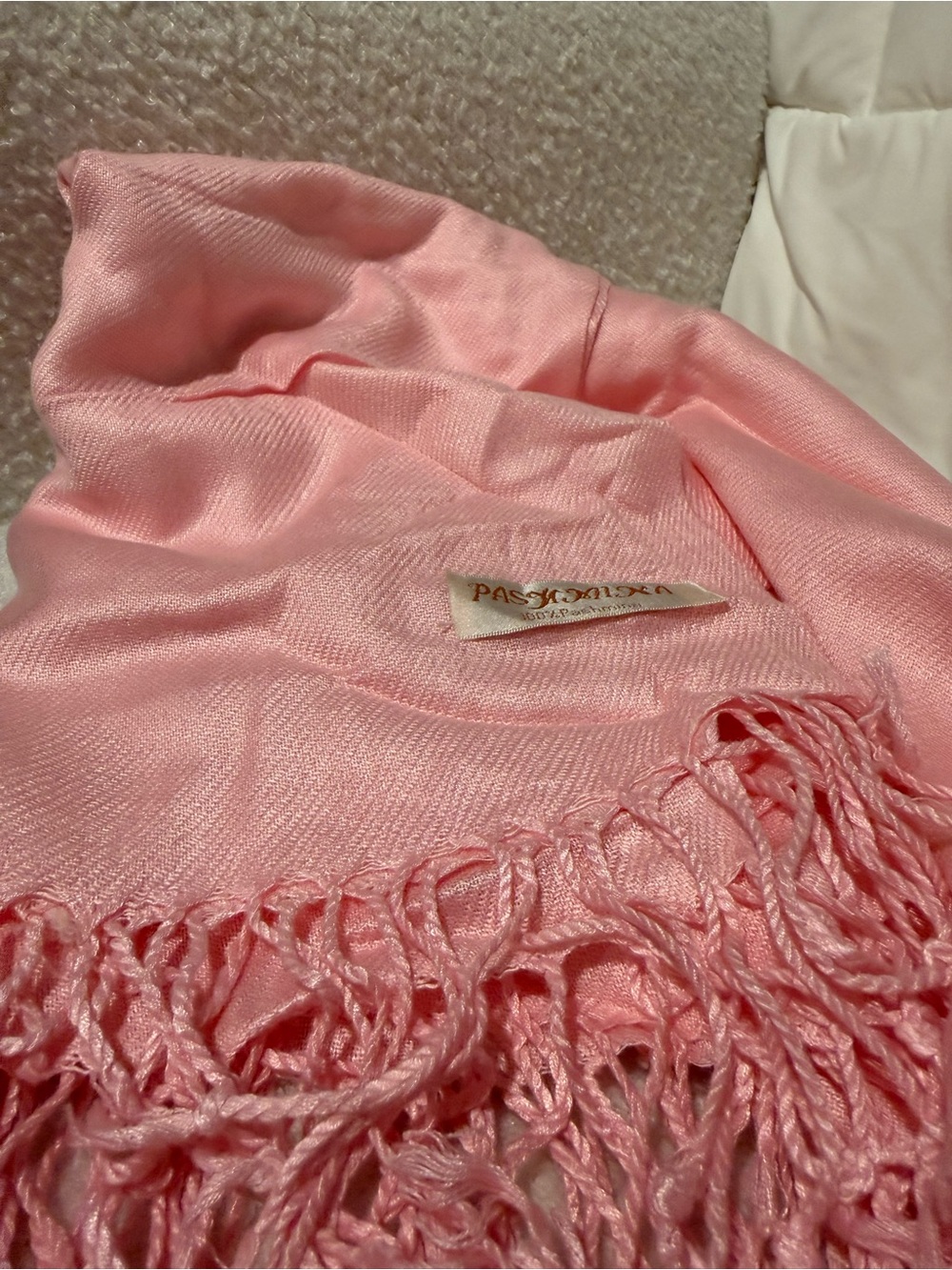 Pink Pashmina Scarf